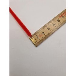 Rd chenille piberenser (ny)