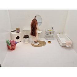 Badekar i tr (brugt)