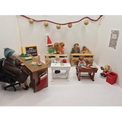 Rd glimmer guirlande 98 x 0,5 cm (ny)