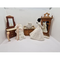 Spejl p marmorplade (antik)