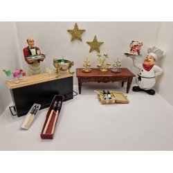  3 stk petite four kager (hndlavet)