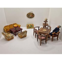 Lundby elegance lnestol fra 1970'erne (brugt)