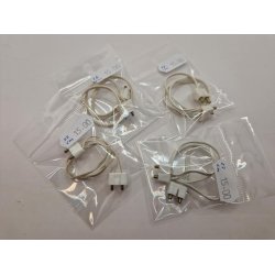 Ledning med 2 Lundby han stik (brugt)