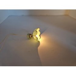 Grn tulipan Loftlampe med Lundby stik (gammel)