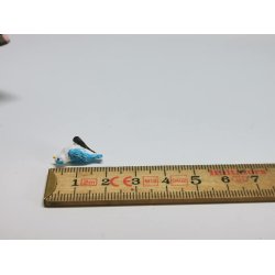 Lille bl fugl i resin (ny)