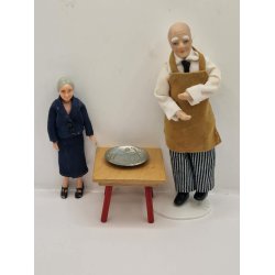 Tallerken/fad i metal (antik)