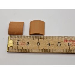  2 tagsten i terrakotta ler (nye)