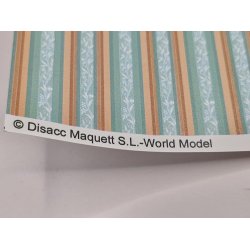 Tapet i kraftigkvalitet. Disacc Maquett. (Nyt) 32 x 23 cm