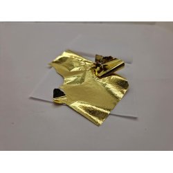 Blad guld 8 x 8,5 cm (nyt)