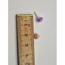 5 slikkepinde i forskellige farver (nye)