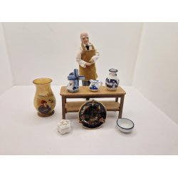 Vase i porceln (brugt)