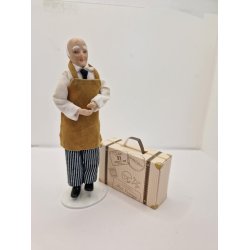 Kuffert eller gaveske i kraftig karton (fold selv) (ny)