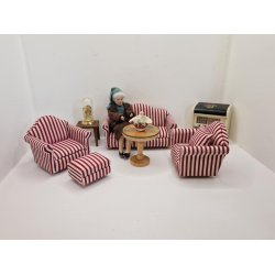 Ur i glasklokke (gammel)