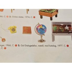  Telefon i metal. Lundby 1977 (brugt)