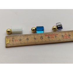 3 parfume flasker (hndlavet)