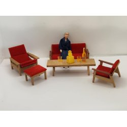 Lisa lnestol fra 1960'erne (brugt/meget fin stand)