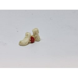 Hunde med bold i plastik (brugt)