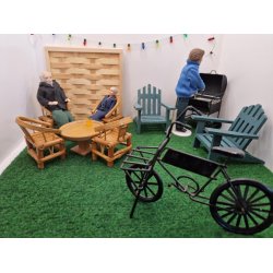 Havestol i tr (brugt)