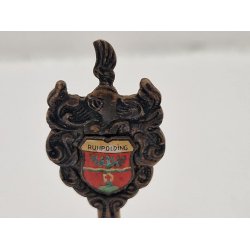 Flad "pokal" i metal. Ruhpolding, Tyskland (vintage)