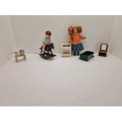 Lille komfur i plastik (brugt)