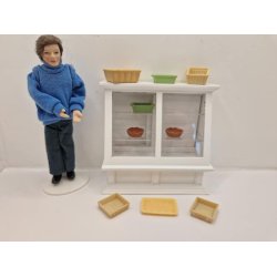 Kurv/bakke i plastik (brugt)