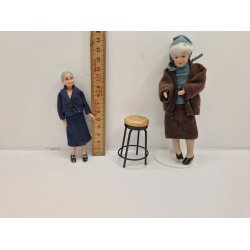 Bar/cafe stol med tr sde metal stel (ny)