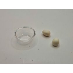 Skl i plastik med 2 g (brugt)