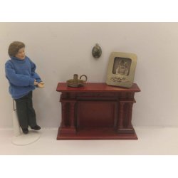 Billede i ramme af metal (vintage)