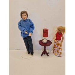 Lampe med Lundby stik (vintage)