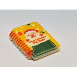 Julebog i resin gul (ny)