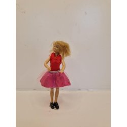 Pink nederdel med tyl (brugt)