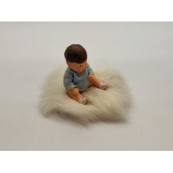 Kunst pels (brugt)  Ml 8,5 x 8,5 cm 