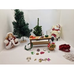 Juledekoration med kalenderlys (hndlavet)