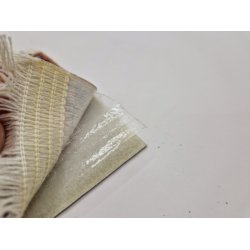 Tppe med dobbelt klbende bagside (brugt/som nyt) 13 x 8 cm