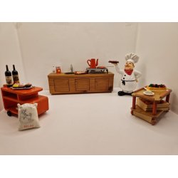 Rullebord i tr (vintage)