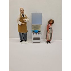 Lille pande med lg i metal (ny)