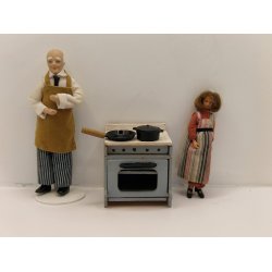 Sort gryde med lg i "stbejern" (ny)