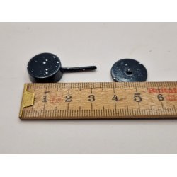 Lille marinebl gryde i metal (brugt)