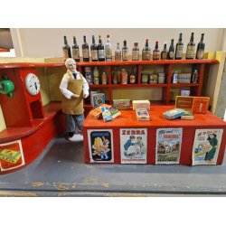 Esso petroleums vand flaske i tr (vintage)