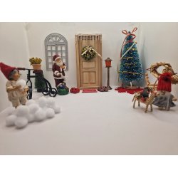 Juletrstppe i filt (nyt)