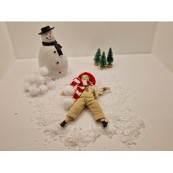 Pose med kunstigt sne 6 x 5 cm (nyt)