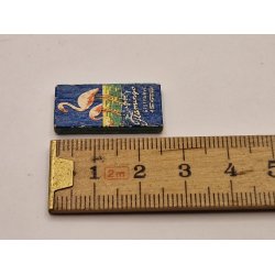 Flamingo stoffarve ske i tr (vintage)