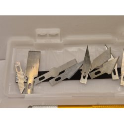 Skalpel st med 3 skalpeller og 12 knive (nyt)