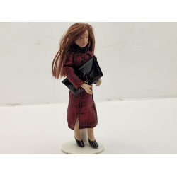 Clutch taske i plastik/lak (brugt/som ny)