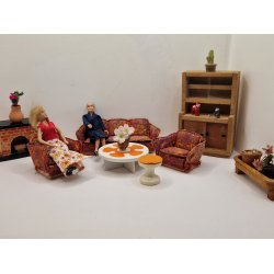 Kaktus i potte i keramik (brugt/som ny)