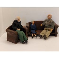 Sofa i tr (vintage fra 1928)