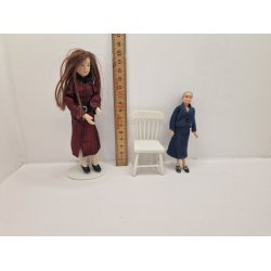 1 stk Spisebordsstol i hvid malet tr (brugt)