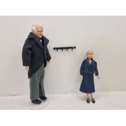 Knagerkke i sort metal (ny)