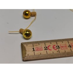 Lyskde uden med guld pre uden strm (ny) 36 cm