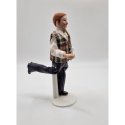 Dukkehus mand inkl stativ til scala 1:12. 13,5 cm hj